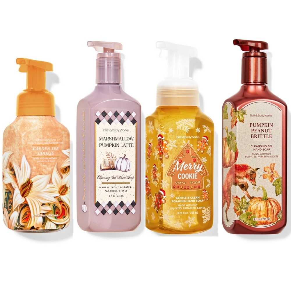 Bath & Body Works Sweet Tooth Gourmands Lovers Hand Soap Set of 4 NEW Rare